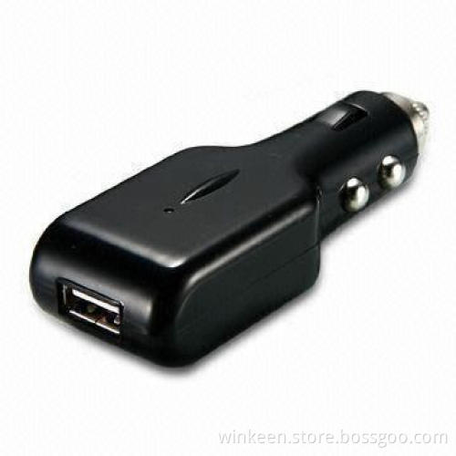 Car Charger with 5V, 1A Output Designed for Smart Cell Phones and Other Digital Devices